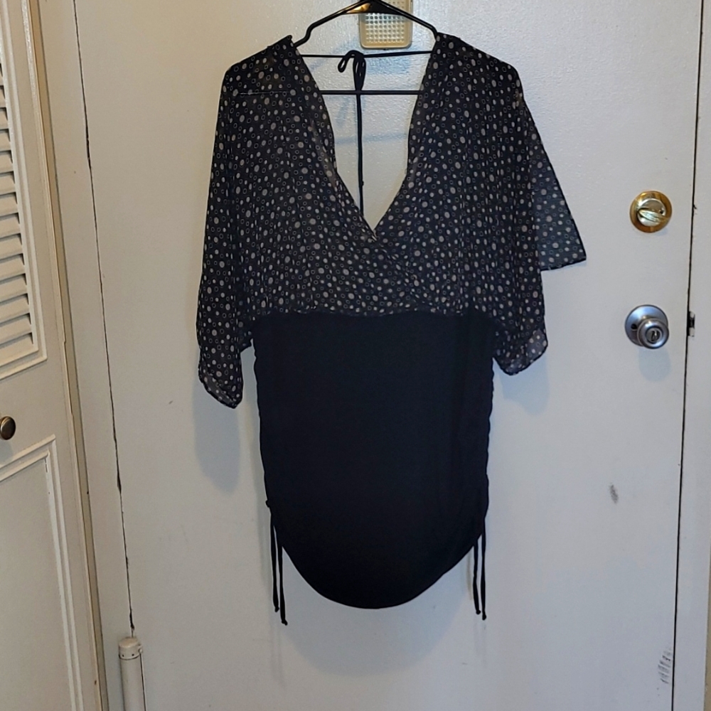 Lane Bryant deep V neck Blouse